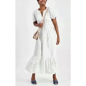 On 34th Women’s Cotton Wmbroidered Max Bright White, Size M,‎ $99.5 NWT